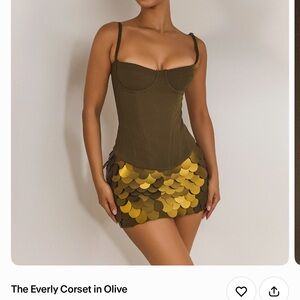 The Everly Corset AND Teyana mini skirt